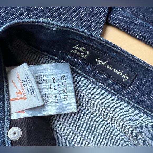 SOLD!!! Citizens of Humanity jeans 27x34 Hutton high rise wide leg - Picture 9 of 10